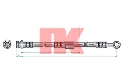 Тормозной шланг NK купить