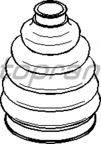 Пыльник, приводной вал TOPRAN купить