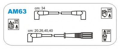 Комплект проводов зажигания JANMOR купить