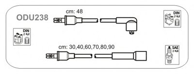 Комплект проводов звжигания Opel Omega A 3.0 -94
