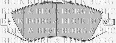 BBP1881 BORG & BECK - Гальмівні колодки до дисків