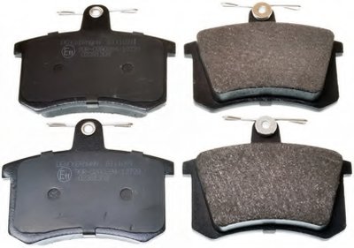 Тормозные колодки задние (16.5mm) Audi 80/100; A4 -97;Fiat Croma; Alfa164(Lucas)