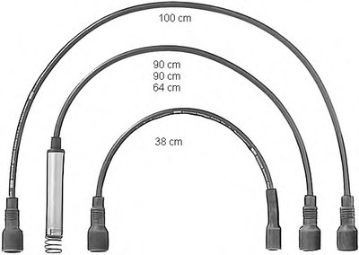 Комплект проводов зажигания BERU купить