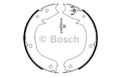 Комплект тормозных колодок, стояночная тормозная система BOSCH купить