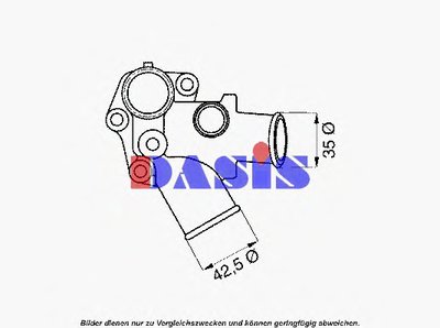 Термостат, охлаждающая жидкость AKS DASIS купить