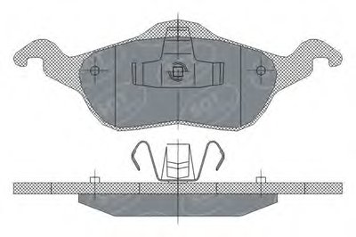 Комплект тормозных колодок, дисковый тормоз SCT Germany купить