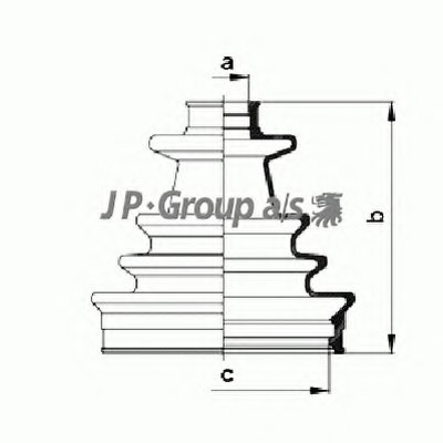 Комплект пылника, приводной вал QH JP GROUP купить