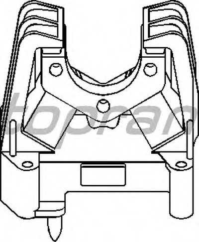 Кронштейн двигателя TOPRAN купить