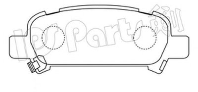 Комплект тормозных колодок, дисковый тормоз IPS Parts IPS Parts купить