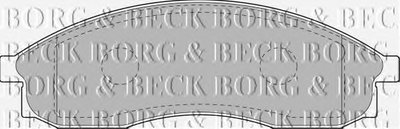 Комплект тормозных колодок, дисковый тормоз BORG & BECK купить