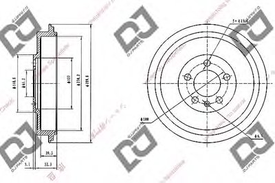 Тормозной барабан DJ PARTS купить