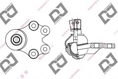 Шаровой шарнир DJ PARTS купить