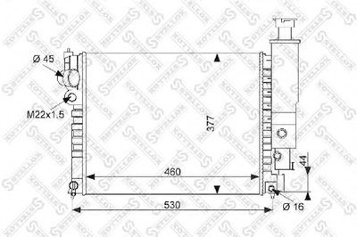 Радиатор, охлаждение двигателя STELLOX купить