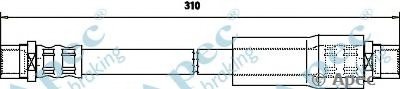 Тормозной шланг APEC braking купить