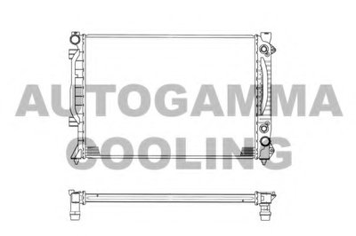 Радиатор, охлаждение двигателя AUTOGAMMA купить