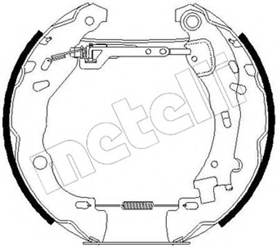 Комплект тормозных колодок Kit premounted METELLI купить