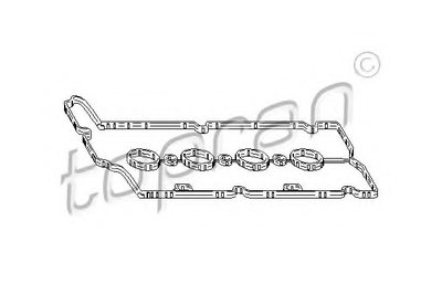 Прокладка, крышка головки цилиндра TOPRAN купить