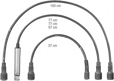 Комплект проводов зажигания BERU купить