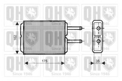 Теплообменник, отопление салона QUINTON HAZELL купить