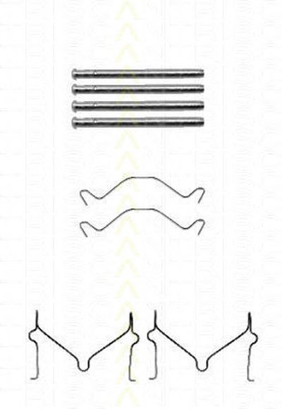 Комплектующие, колодки дискового тормоза TRISCAN купить