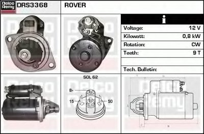 Стартер Remanufactured REMY (Light Duty) DELCO REMY купить