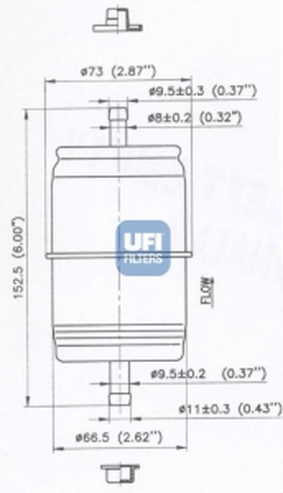 Топливный фильтр UFI купить