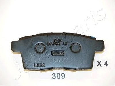 Колодки тормозные дисковые, комплект MAZDA  CX-7 2.3IT 06-, CX-9 06-