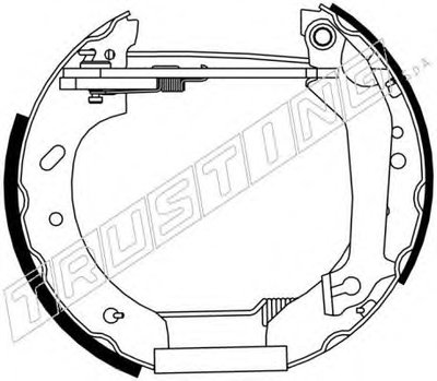 Комплект тормозных колодок FAST KIT TRUSTING купить