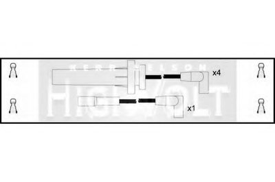 Комплект проводов зажигания HighVolt STANDARD купить