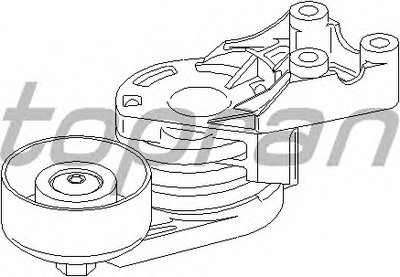 Натяжитель ремня, клиновой зубча TOPRAN купить
