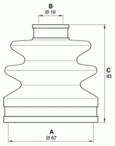 Комплект пылника, приводной вал SPIN OPEN PARTS купить