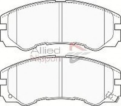 Комплект тормозных колодок, дисковый тормоз ANL Braking COMLINE купить