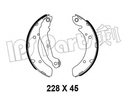 Тормозные колодки IPS Parts IPS Parts купить