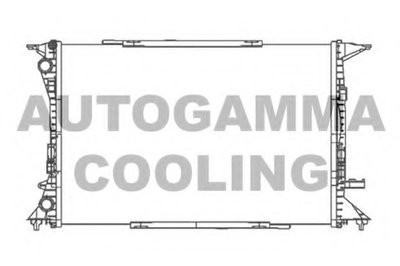 Радиатор, охлаждение двигателя AUTOGAMMA купить