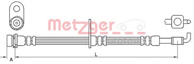 Тормозной шланг METZGER купить