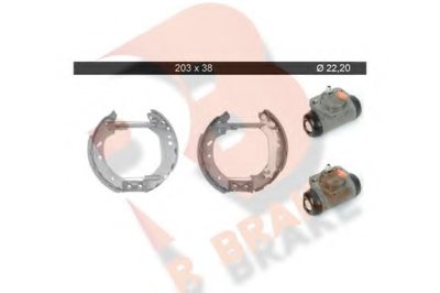 Комплект тормозных колодок R BRAKE купить