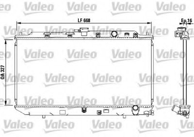 Радиатор, охлаждение двигателя VALEO купить