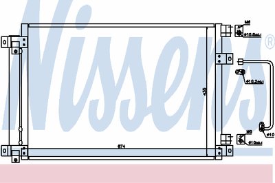 Конденсатор, кондиционер NISSENS купить