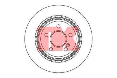 Гальмівний диск зад. MB E (W211) 2.6-3.5 03.03-07.09