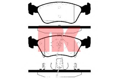 Комплект тормозных колодок, дисковый тормоз NK купить