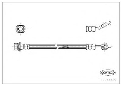 Тормозной шланг CORTECO купить