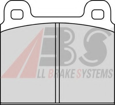 Комплект тормозных колодок, дисковый тормоз A.B.S. купить