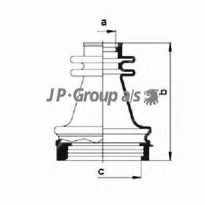 Комплект пылника, приводной вал QH JP GROUP купить