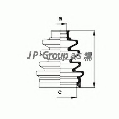 Комплект пылника, приводной вал QH JP GROUP купить