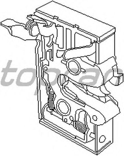 Замок двери TOPRAN купить