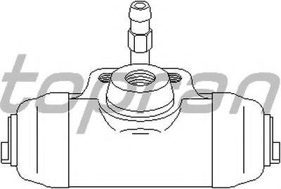Колесный тормозной цилиндр TOPRAN купить