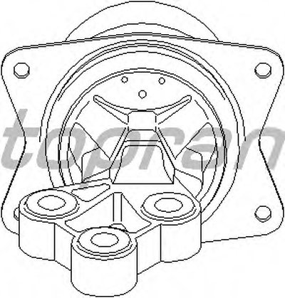 Кронштейн двигателя TOPRAN купить