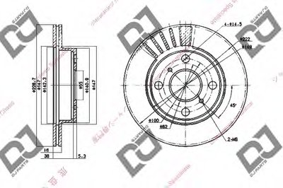 Тормозной диск DJ PARTS купить