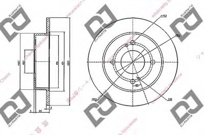 Тормозной диск DJ PARTS купить