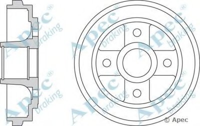 Тормозной барабан APEC braking купить